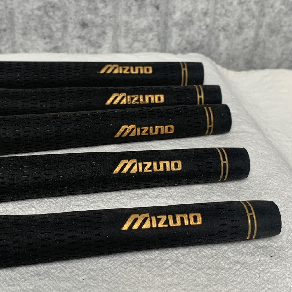 Mizuno Golf Pride Tour Velvet Grips Set of 5 Black Gold Logo Standard Size